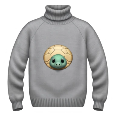 Turtle neck sweater sticker