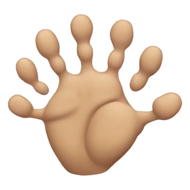 cat paws claping sticker