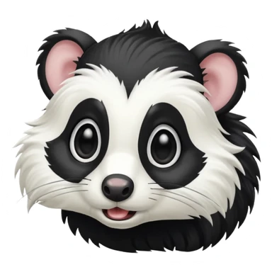 SKUNK HOLDING HIS NOSE sticker