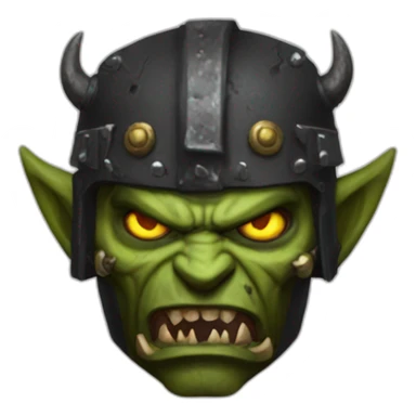 Warhammer online black ork sticker