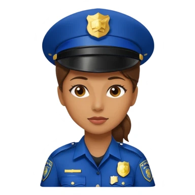 Female Police Officer sticker