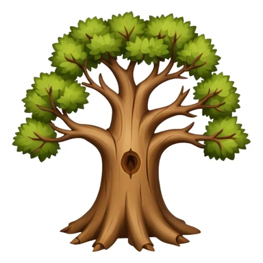 Tree with 2 branches  sticker