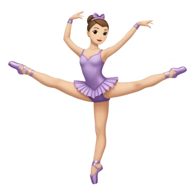 Una chica con vestuario de bailarina urbana con las piernas flexionadas, el dedo índice en la boca, el tren superior inclinado hacia la izquierda y con la cadera proyectada hacia la izquierda sticker