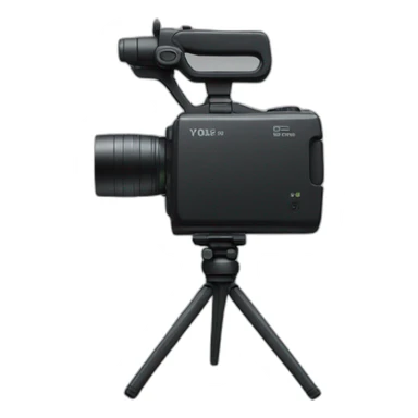 how the video camera looks from the back  sticker