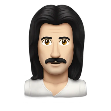 Jhon lennon eith Freddie Mercury sticker