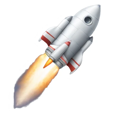 rocket going to the moon sticker