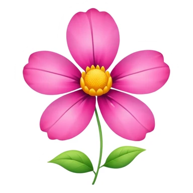 summer flower sticker