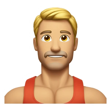 Homme musclé  sticker