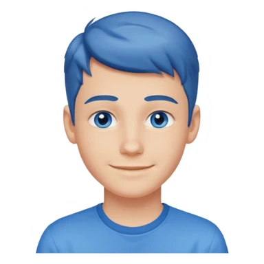 niño guapo adolescente de ojos azules sonriendo ENAMORADO sticker