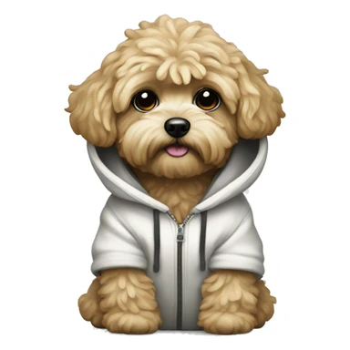 Shipoo in a hoodie sticker