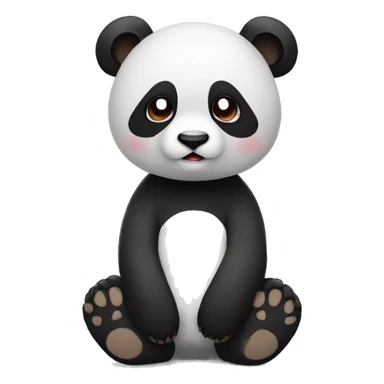 Panda saying sorry sticker
