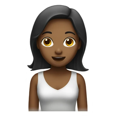 Girl singing  sticker