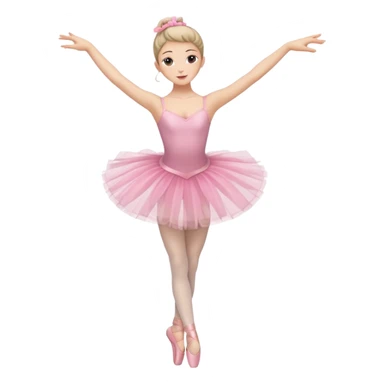 full body balet with tutu sticker