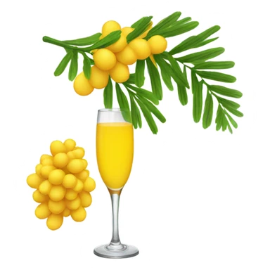 Mimosa sticker