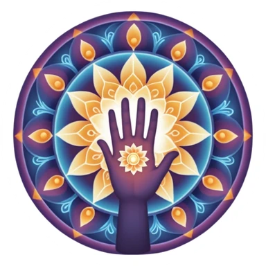 A divine abstract force creating humans through karma,
shown as a luminous cosmic hand made of light (not realistic),
forming a human figure from particles.
Hindu spiritual aura, sacred geometry, subtle mandala lines,

 
 sticker