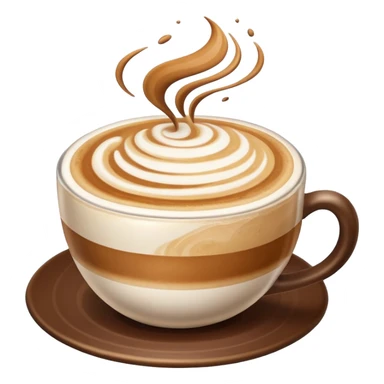 Dancing cappuccino  sticker
