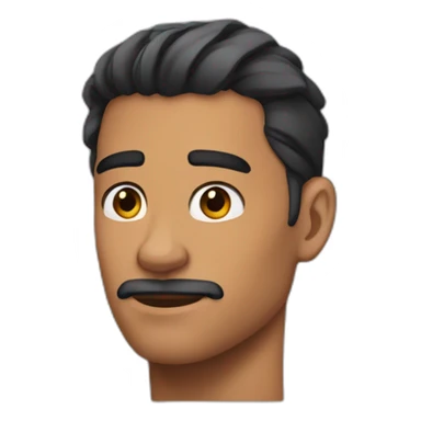 Strong jawline sticker