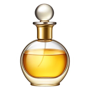 Esthetic gold perfume  sticker