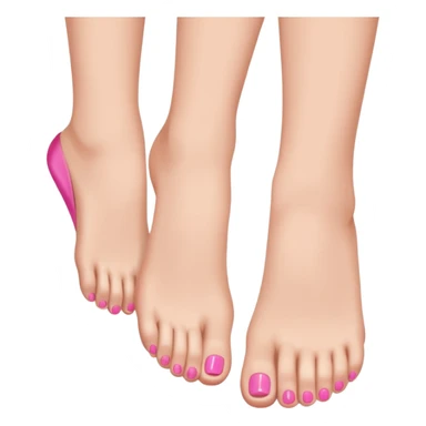 pedicure, feet being pampered sticker