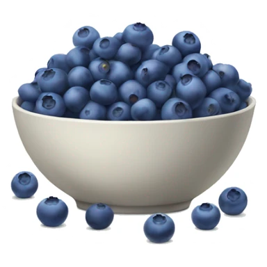 Bowl of Blueberries sticker