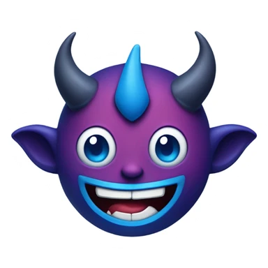 Blueberry Satan on a t shirt sticker