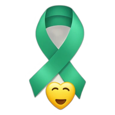 Cœur avec un ruban autour sticker