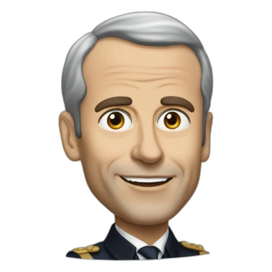 Emanuel Macron manifestation sticker