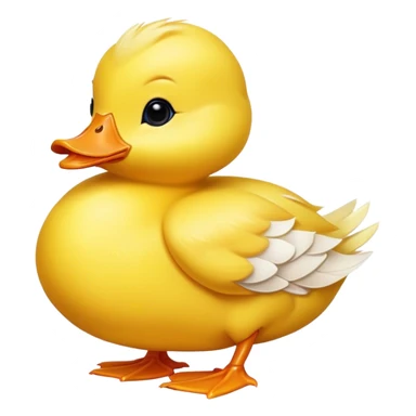 Baby duck sticker