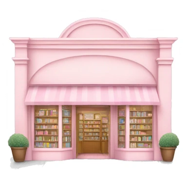 Pastel pink bookstore sticker