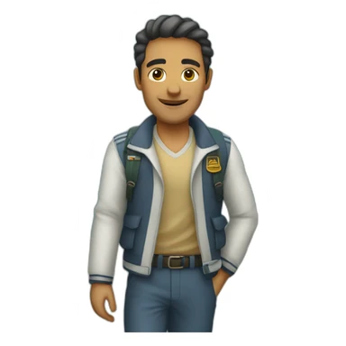 desembarque de un barco sticker