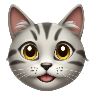 smirking cat sticker