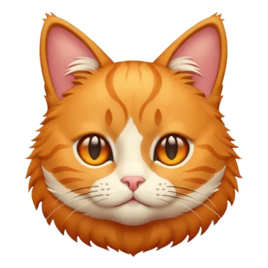 cat emoji, simple and cute sticker
