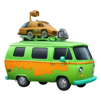 Mystery Machine sticker