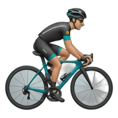 ciclista achinado  sticker