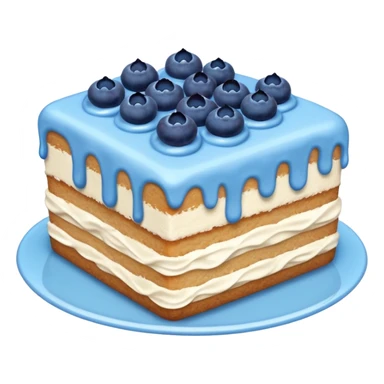 one piece with blue cream on top and blueberries sticker