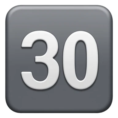 100  le nombre dans un carre gris sticker