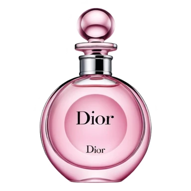 Pink Dior perfume sticker