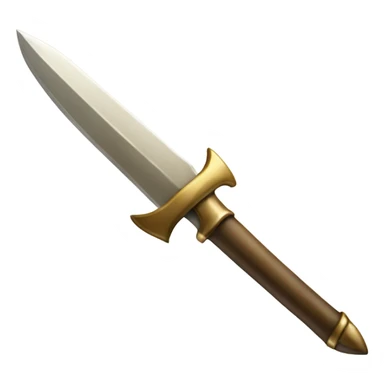 Dagger beige fantasy sticker