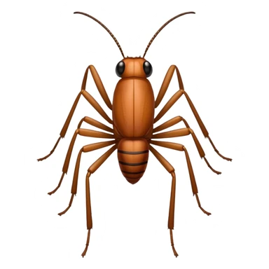 cricket 🦗, brown sticker