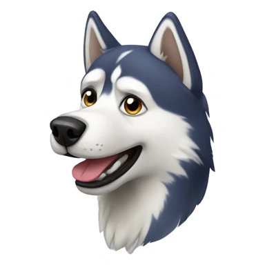husky dog sticker