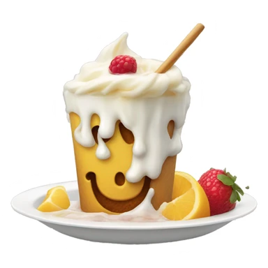 Monsieur propre qui mange une glace  sticker