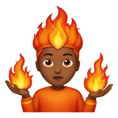 African American burning sticker