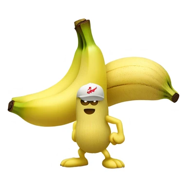 Bananas baseball hybrid sticker