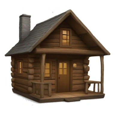 small cabin sticker