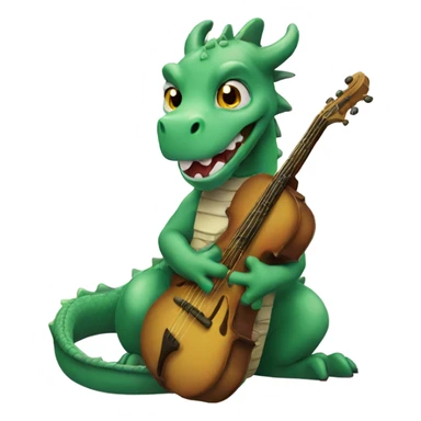 dragon play music sticker