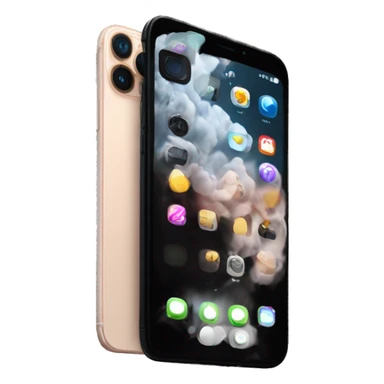 Smartphone Apple 14 pro black  sticker