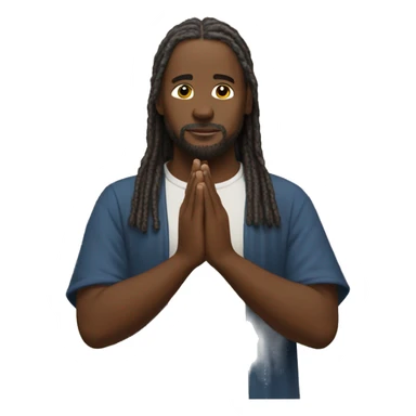 Worship and praying sticker