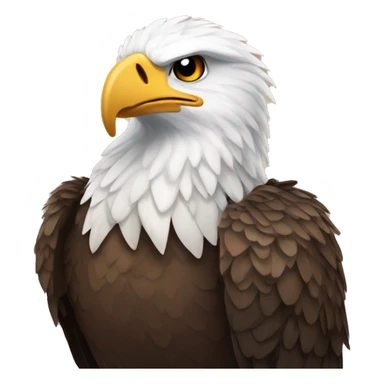 eagle with nail polish sticker