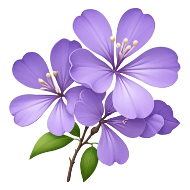 A jacaranda flower lilac sticker