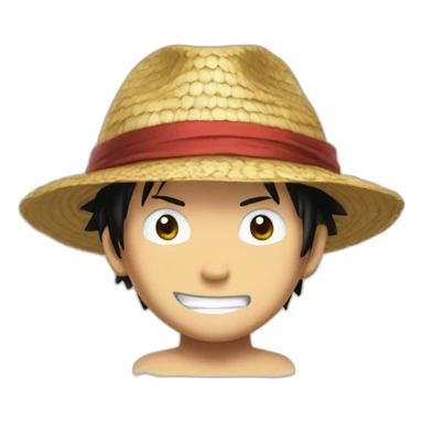 Luffy traw hat sticker